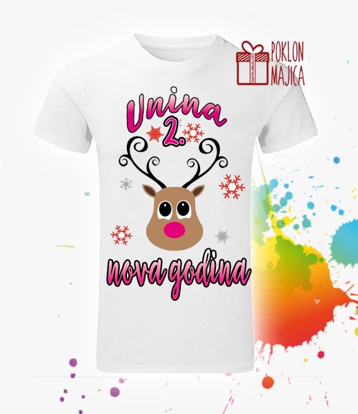 Poklon za rodjendan  deca/Majice sa stampom za decu/unina druga nova godina.jpg